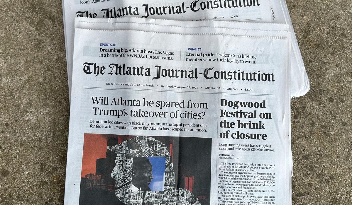 Atlanta Journal-Constitution to stop printing copies in 2026