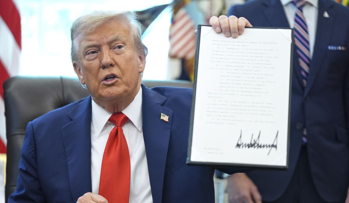 Donald Trump signs executive order targeting flag burning despite Supreme Court protections