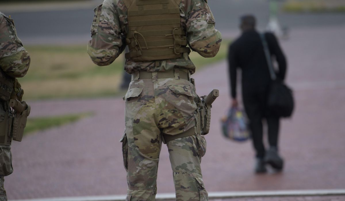 National Guard troops patrolling D.C. are now armed