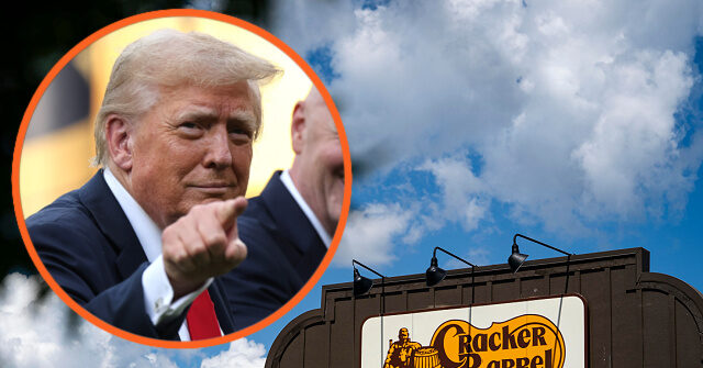 Trump Celebrates Cracker Barrel Keeping Logo: ‘Make Lots of Money’