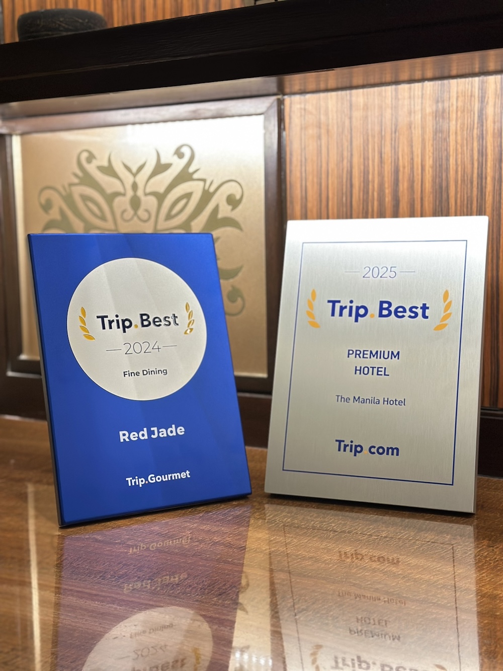 The Manila Hotel is Named No. 1 Cultural Hotel, No.1 Gourmet Hotel, and among the Top 20 Premium Hotels at Trip.Best Awards