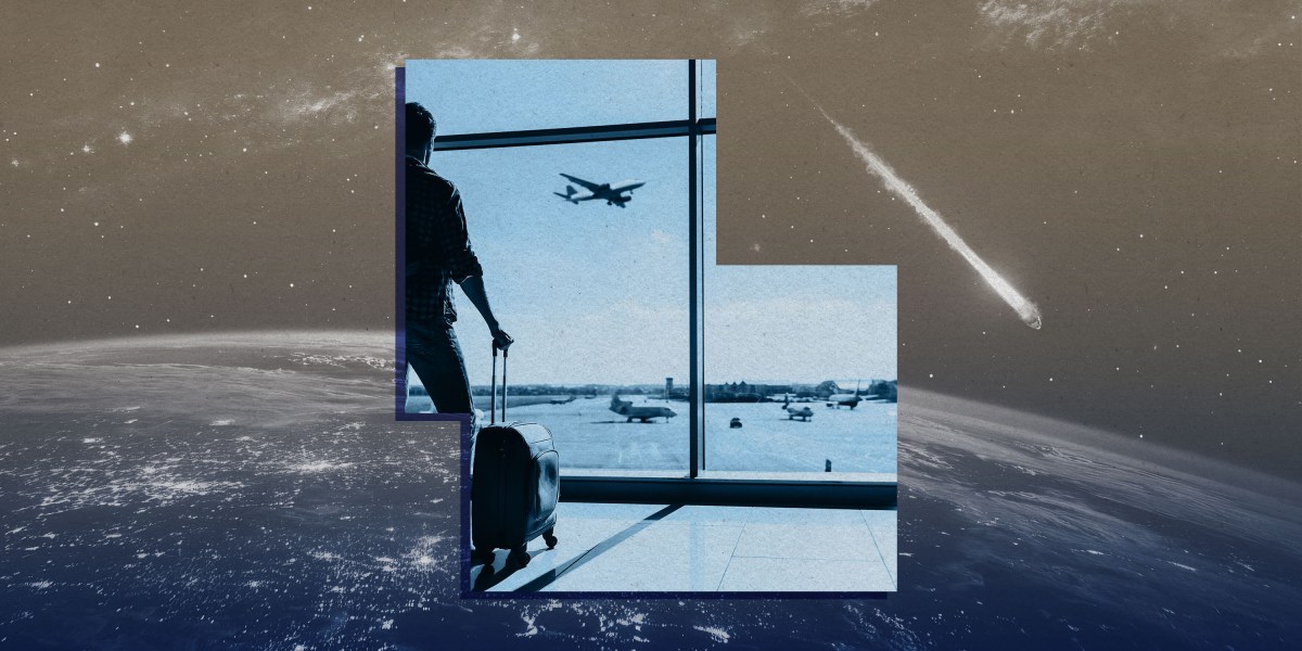 What is the chance your plane will be hit by space debris?